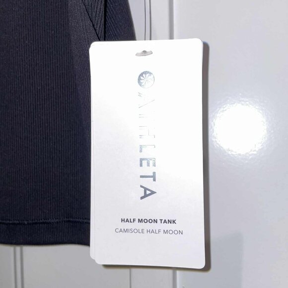 ATHLETA Half Moon Tank - New with tags - Size XL - BLACK - Picture 5 of 7